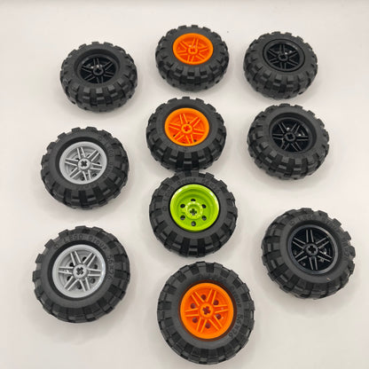 LEGO Wheels, 56x26, Mixed Colours, Vehicle, 10 Pieces