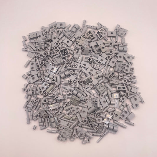 LEGO Small Technic incl. Pins, Technic, Light Bluish Grey, Approx. 120g