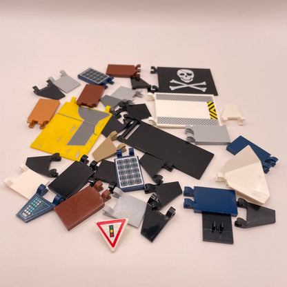LEGO Colourful Flags / Poles, 40 Pieces