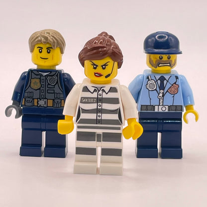 LEGO Cops and Robber, City, Minifigures (Pack of 3)
