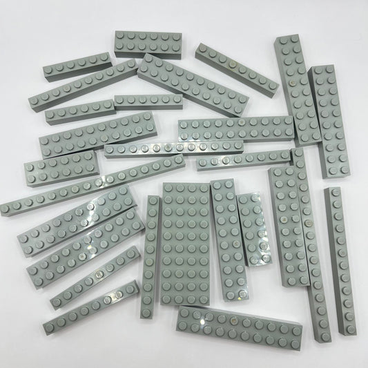 LEGO Old Light Grey, Large Bricks, Approx. 125g