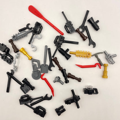 LEGO Mixed Tools, Minifigure Accessories, 40 Pieces