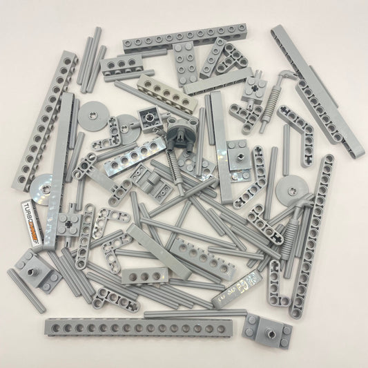LEGO Lift Arms and Technic Bricks, Light Grey, Technic, Approx. 130g