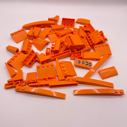 LEGO Large Slopes, Orange, Approx. 100g