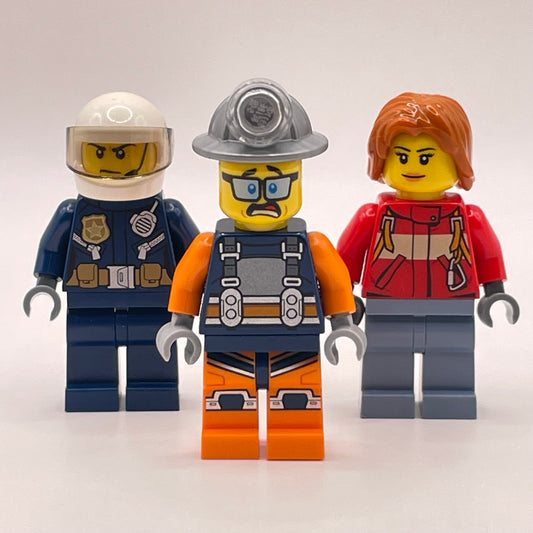 LEGO City Figures, Minifigures, Set of 3