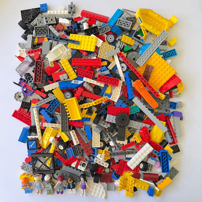 LEGO Fun Pack, Mixed Bag, Approx. 750g includes 6 Minifigures/Minidolls