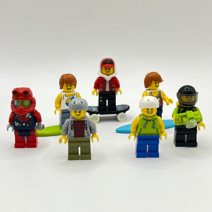 LEGO Extreme Sports, City, Minifigure, (Pack of 7)