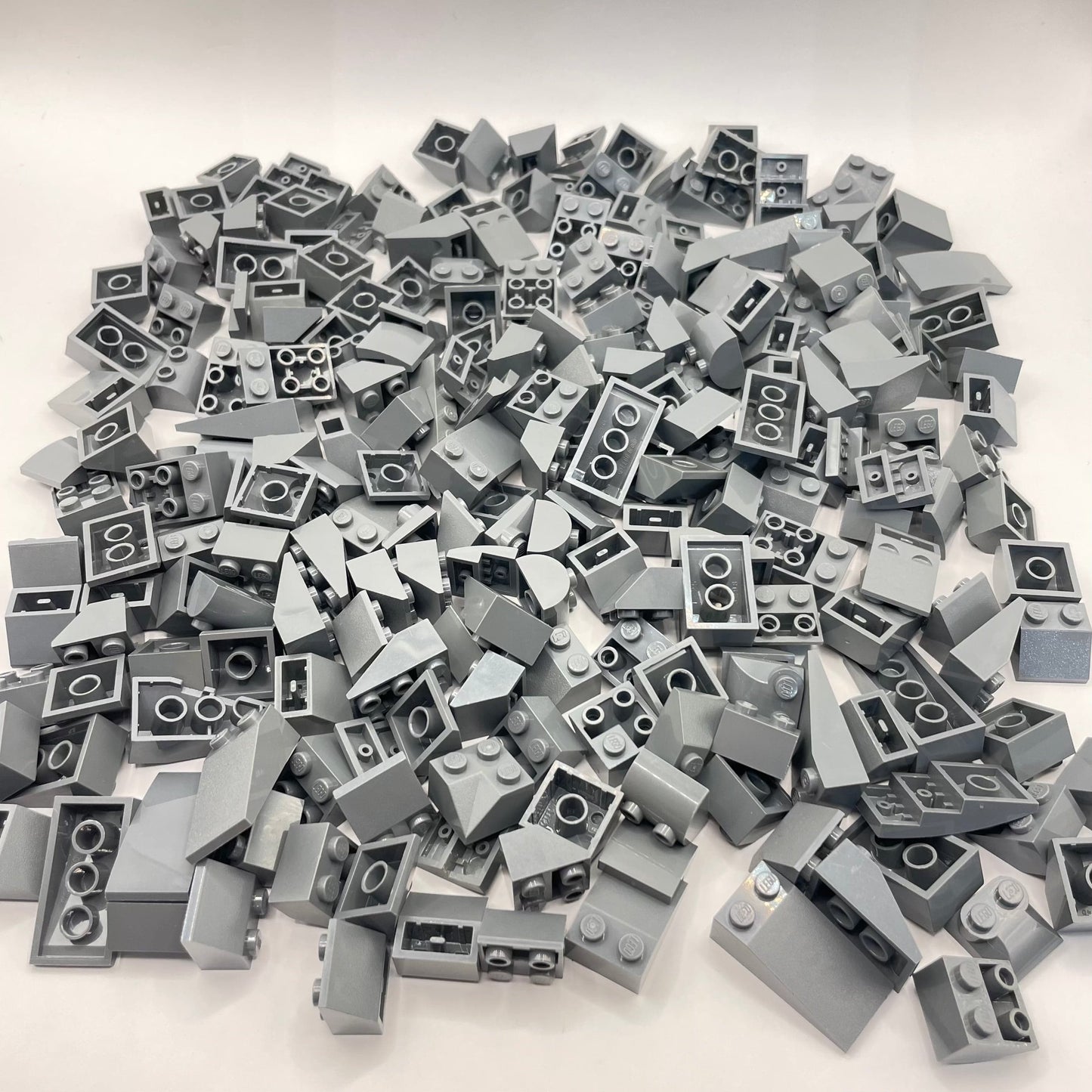 LEGO Slopes 2x Wide, Dark Bluish Grey, Approx. 260g