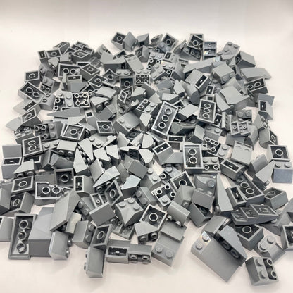 LEGO Slopes 2x Wide, Dark Bluish Grey, Approx. 260g