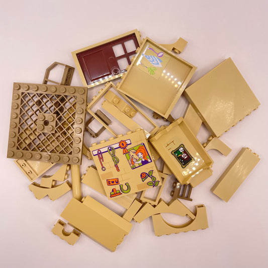 LEGO Building Pieces, Mixed Tan, Approx. 70g