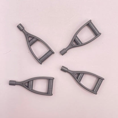 LEGO Crutches, Minifigure Accessories, 4 Pieces
