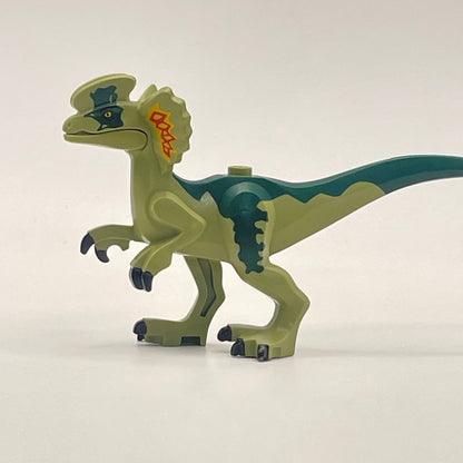 LEGO Dilophosaurus Dark Green, Dinosaur, Animal, 1 Piece (dilo04)