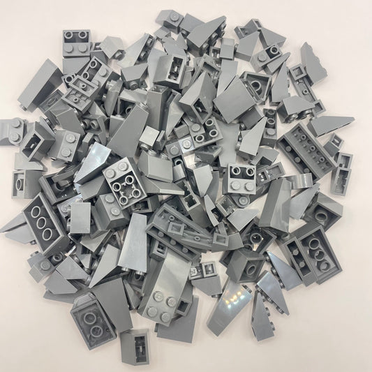 LEGO Dark Bluish Grey, Slopes, Approx. 135g