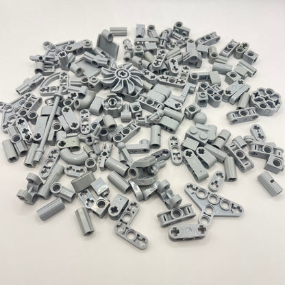 LEGO Small Technic, Light Bluish Grey, Approx. 80g