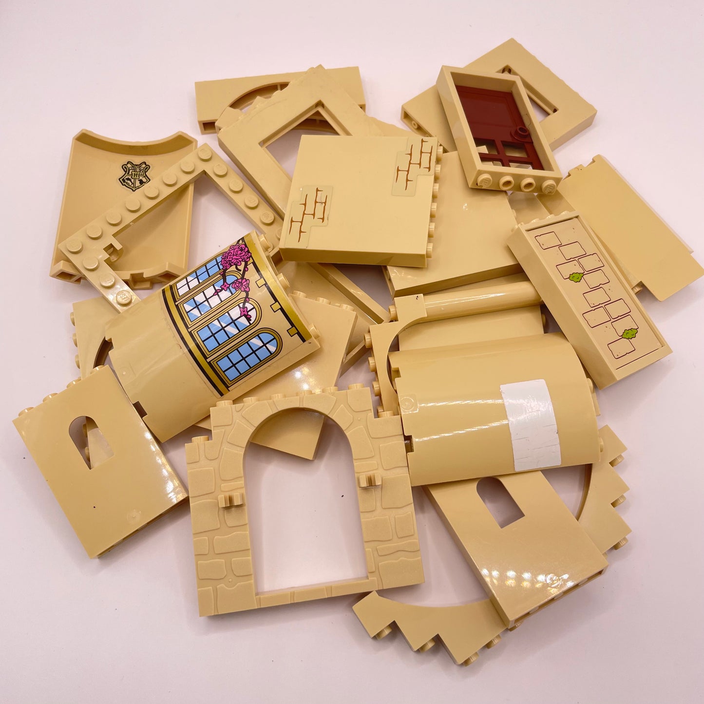 LEGO Large Building Pieces, Tan, Approx. 110g