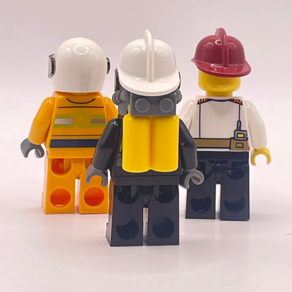 LEGO Firefighters, City, Minifigures, Set of 3