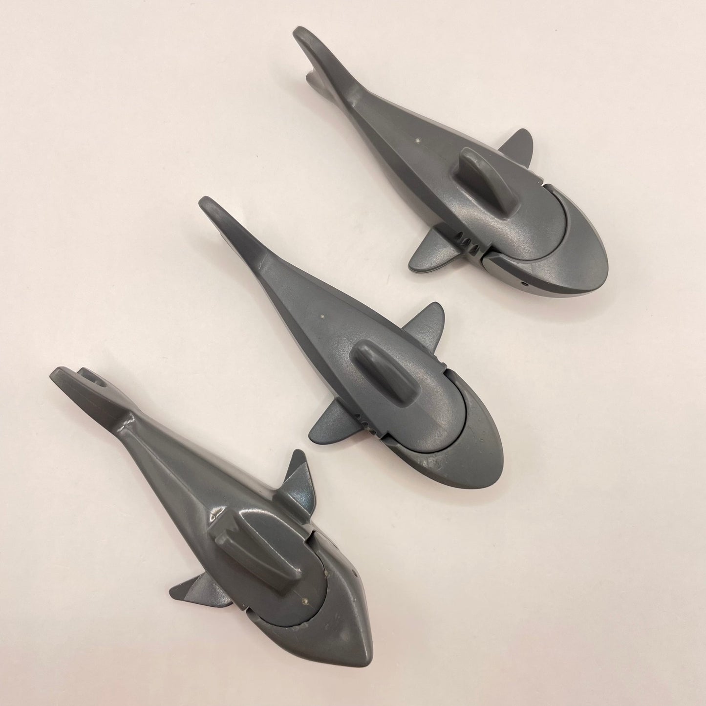 LEGO Sharks, Dark Bluish Grey, 3 Pieces