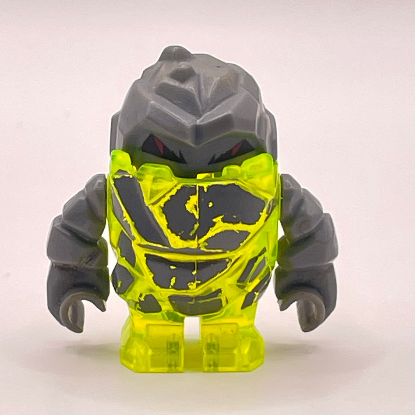 LEGO Rock Monster - Sulfurix (Yellow) Minifigure (pm005) marked