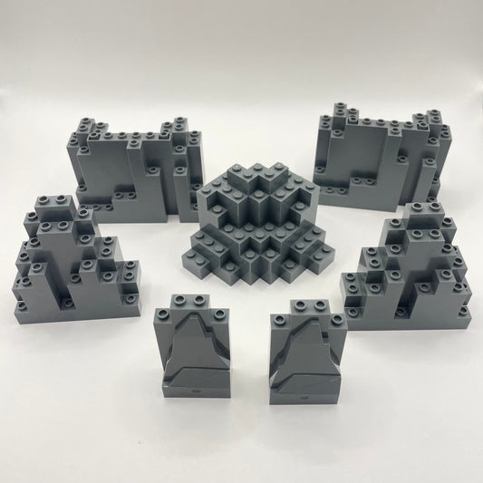 LEGO Rocks, Dark Bluish Grey 7 Pieces