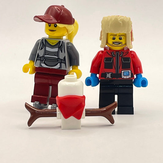 LEGO Winter Couple, Snowman, Holidays, Minifigure (Pack of 3)