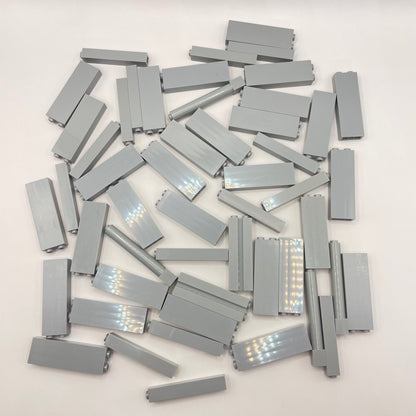 LEGO Bricks and Pillars, 6x Tall, Light Bluish Grey, Building, Approx. 150g
