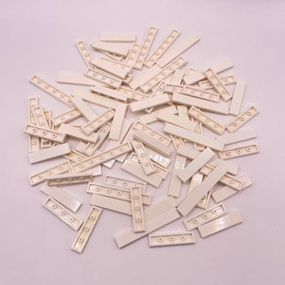 LEGO Medium Tiles, 1x Wide, White, Approx. 55g