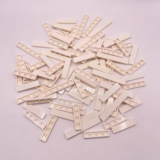 LEGO Medium Tiles, 1x Wide, White, Approx. 55g