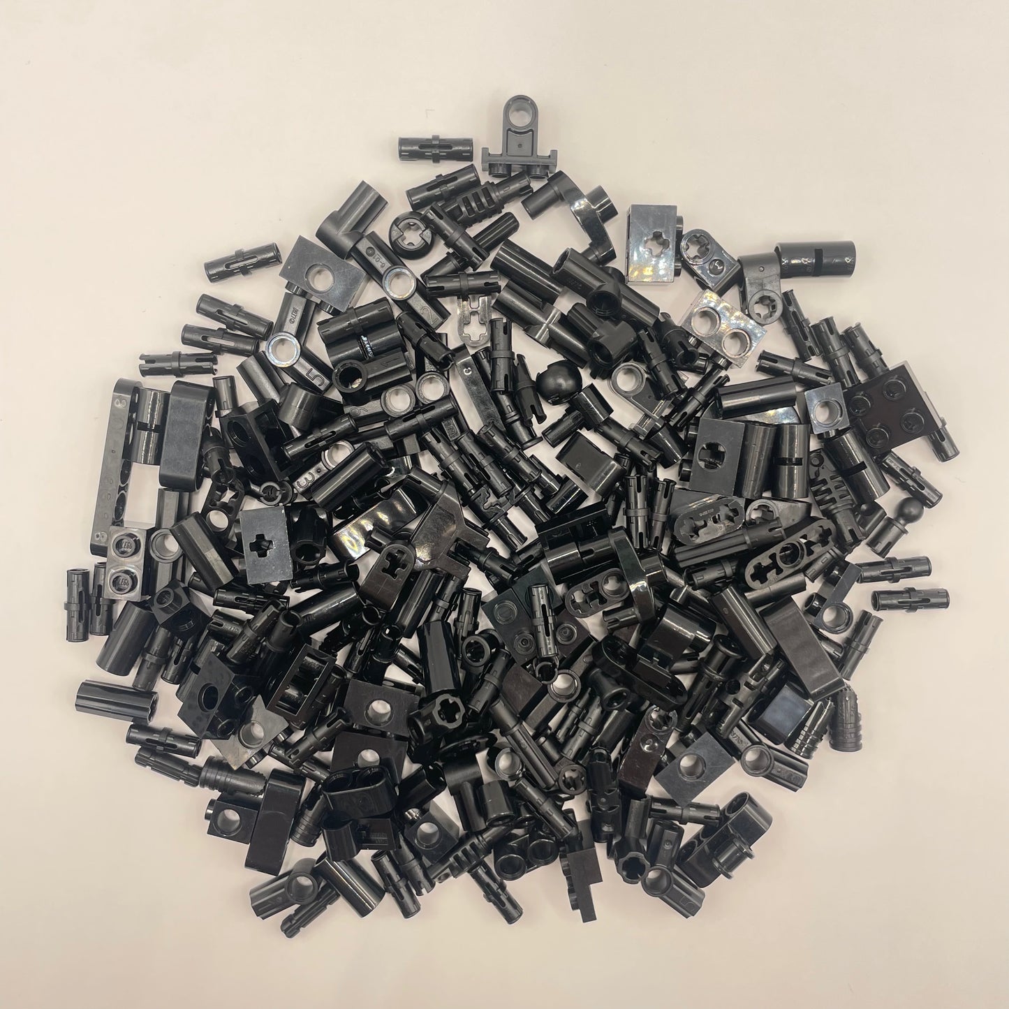 LEGO Technic With pins, Small, Black, Approx. 85g