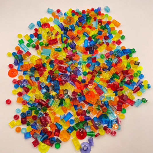 LEGO Mixed Trans, Mixed Pieces, Approx. 135g Greebling