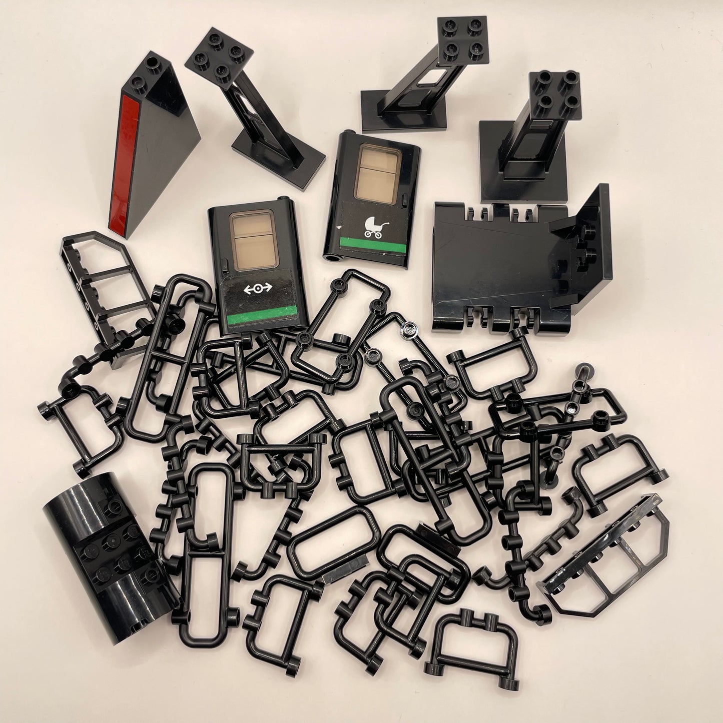 LEGO Mixed Pieces, Black, Vehicle, Approx. 75g