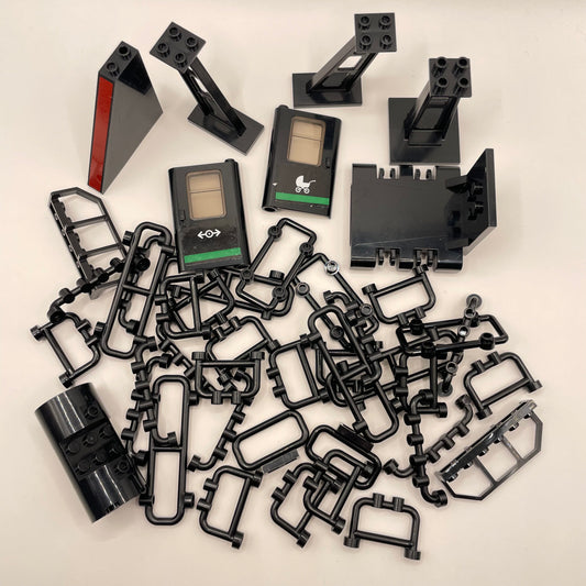 LEGO Mixed Pieces, Black, Vehicle, Approx. 75g