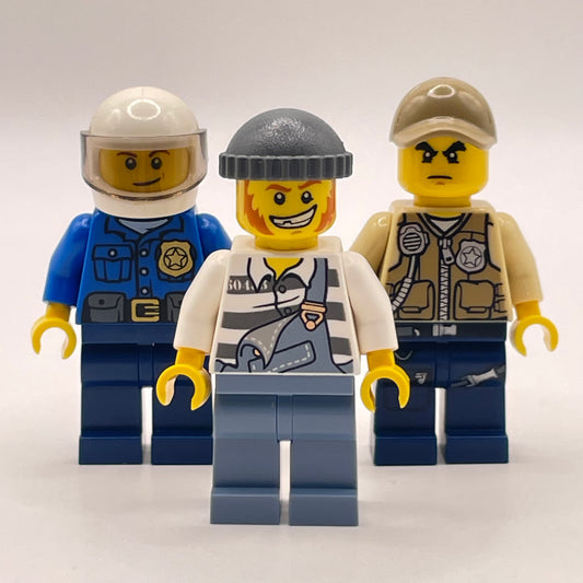 LEGO Police and Robbers, City, Minifigures (pack of 3)