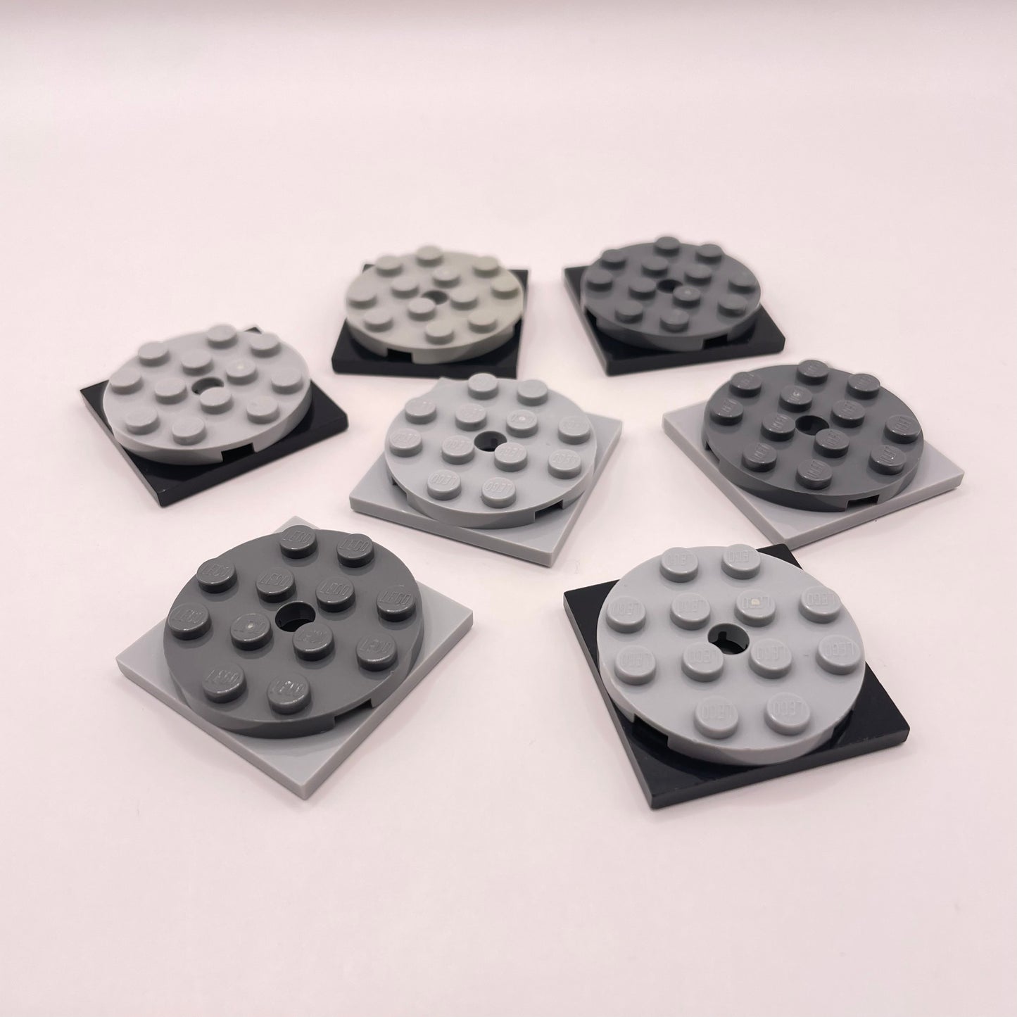 LEGO Mixed Turntables, Mixed Colours, 7 pieces