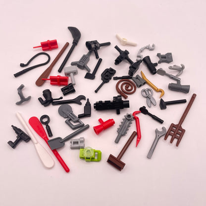 LEGO Deluxe Tools, Minifigure Accessories, 45 Pieces