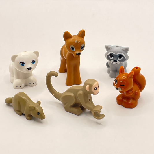 LEGO Forest Animals, Mixed Colours, 6 Pieces