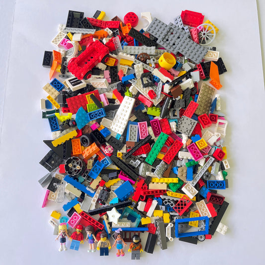 LEGO Fun Pack, Mixed Bag, Approx. 750g includes 6 Minifigures/Minidolls