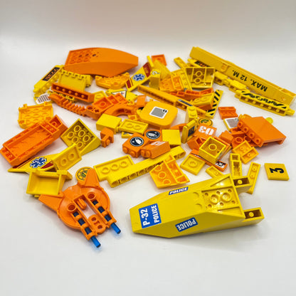 LEGO Yellow and Orange, Vehicle Pieces, Approx. 130g