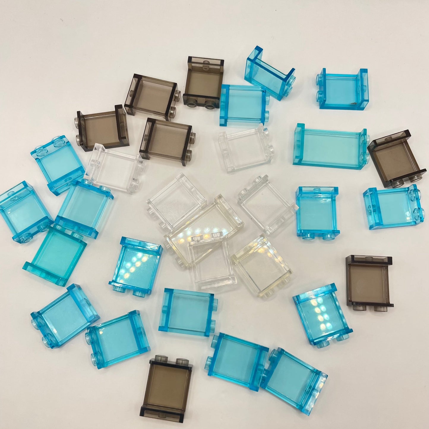 LEGO Transparent Mixed, Panels, Building (30 Pieces)