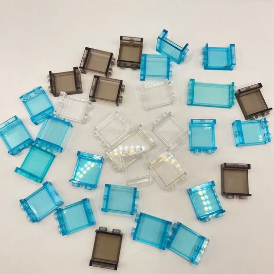 LEGO Transparent Mixed, Panels, Building (30 Pieces)