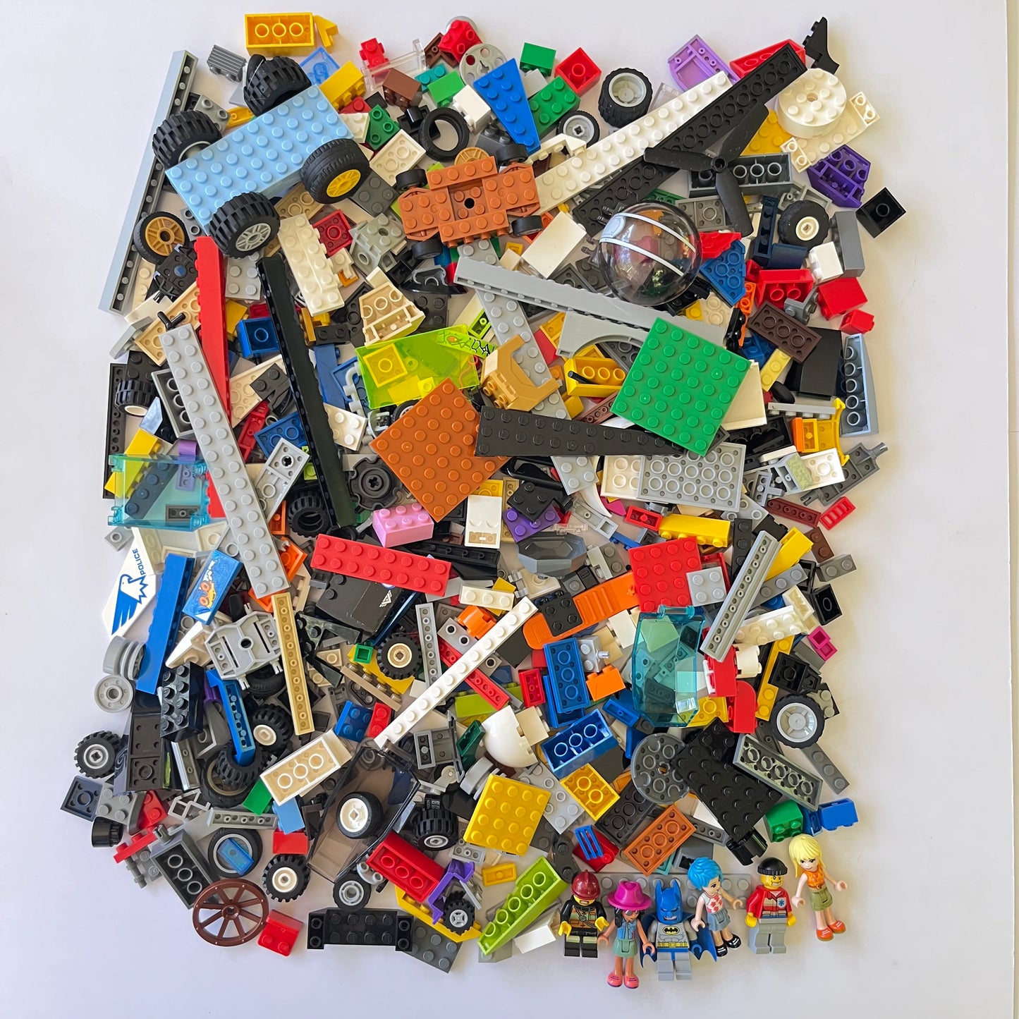 LEGO Fun Pack, Mixed Bag, Approx. 750g includes 6 Minifigures/Minidolls