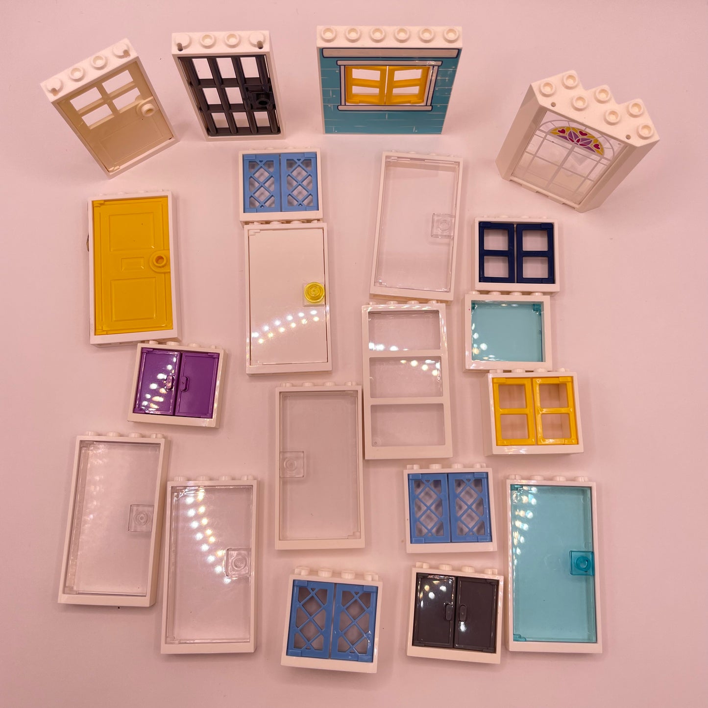 LEGO White, Doors and Windows, 20 Pieces