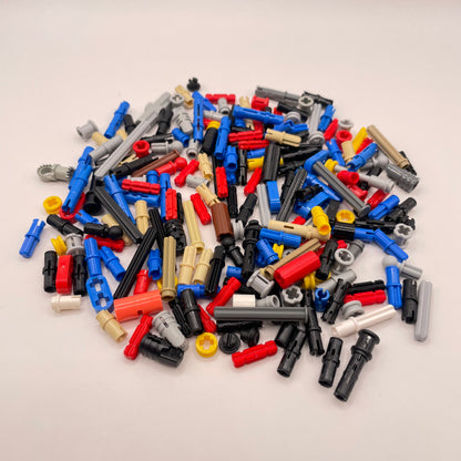 LEGO Pins and Axles, Mixed Colours, Technic, Approx. 50g