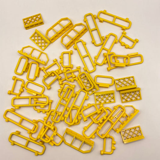 LEGO Fences, Yellow, Building, Approx. 55g