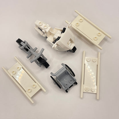LEGO Wheelchair, Rescue, Bikes, White, 4 Pieces