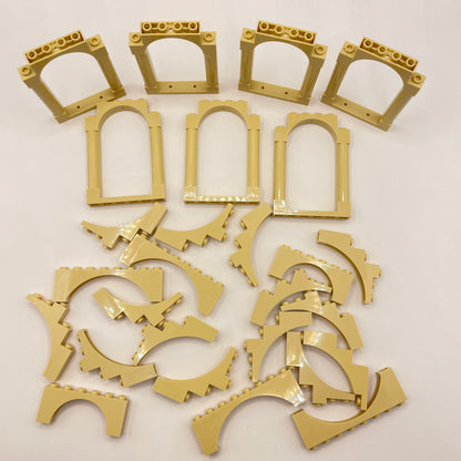 LEGO Arches, Tan, Building, Approx. 90g