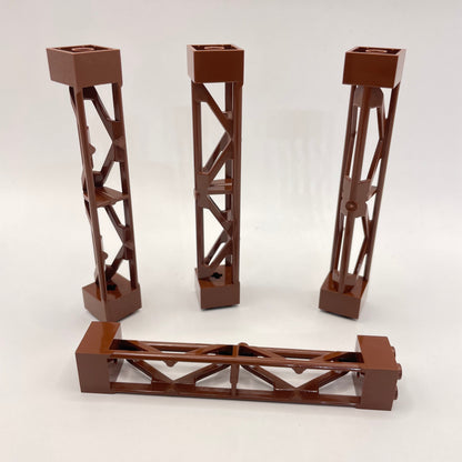 LEGO Support Girder, Reddish Brown, Building, 4 Pieces