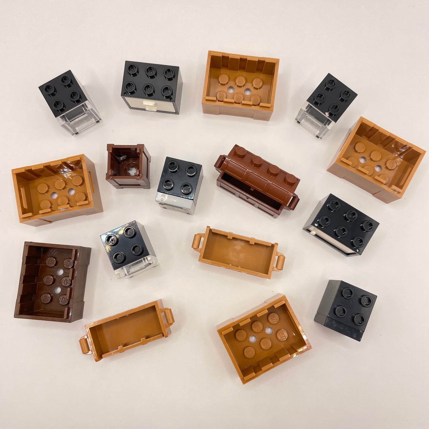 LEGO Cupboards and Containers, Mixed Colours, Building, Approx. 50g