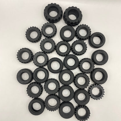 LEGO Medium Tyres, Black, 30 Pieces