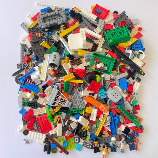 LEGO Fun Pack, Mixed Bag, Approx. 750g includes 6 Minifigures/Minidolls