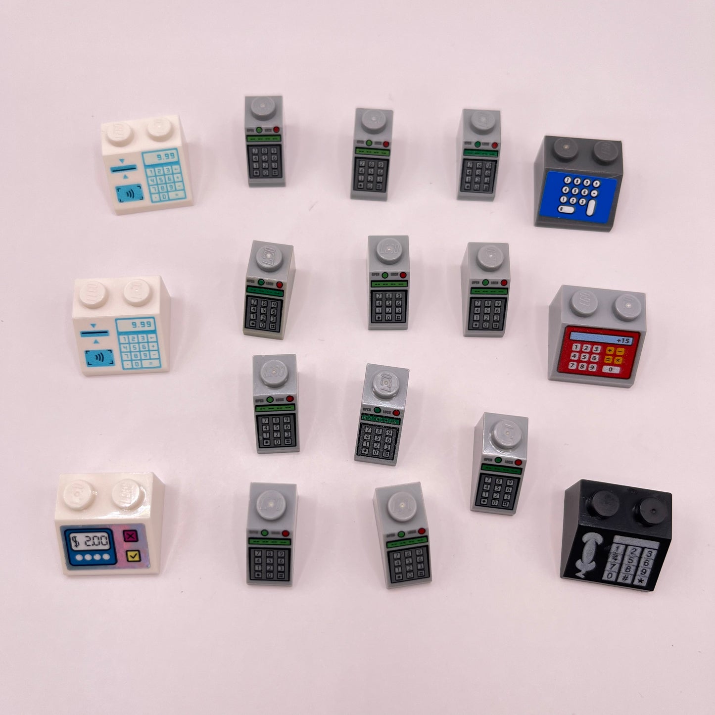 LEGO Cash Register, Prints and Stickers, 17 Pieces